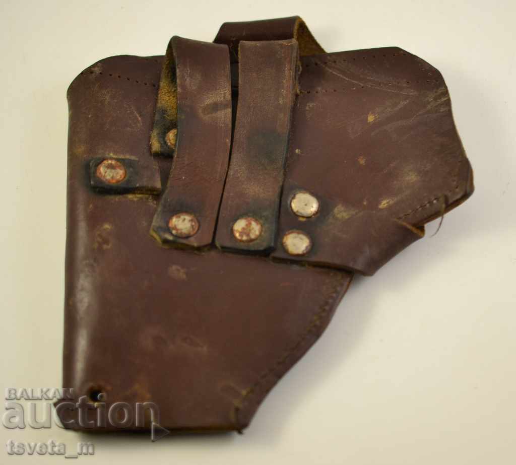 Leather pistol holster with price 8.00 BGN | € 4.09 Leather pistol holster with price 8.00 BGN | € 4.09