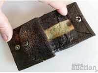 MONEDE PORTOFOLIU PORTOFEL VECHI DE PIELE