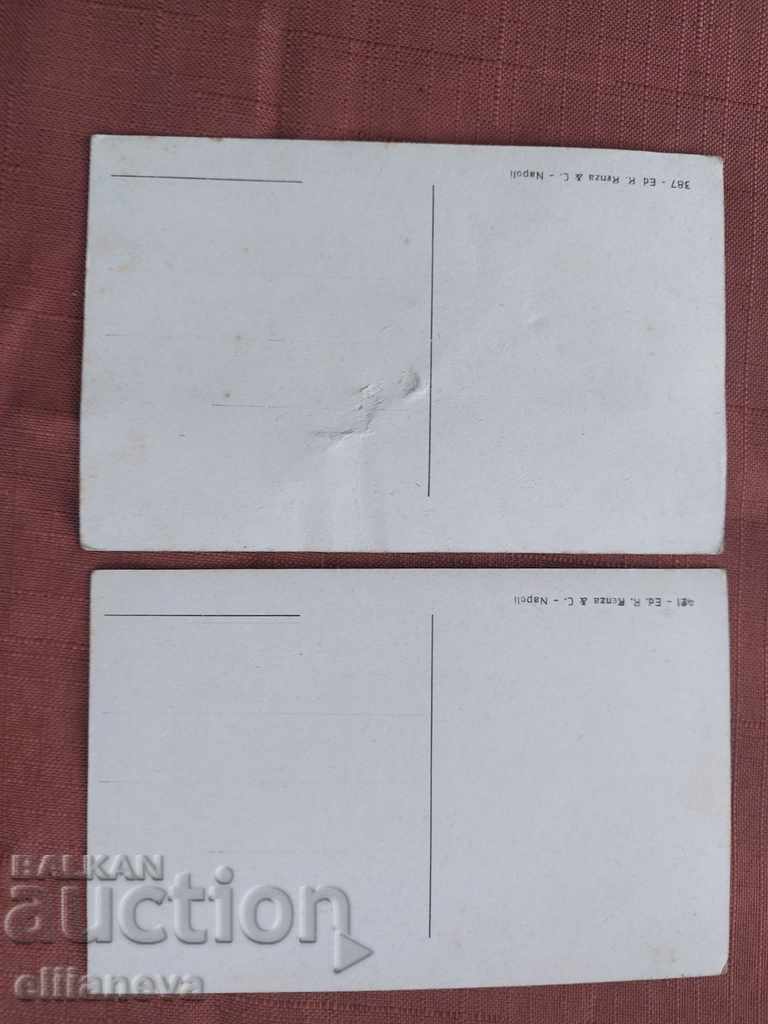 postcards 2pcs Napoli 1928 with price 4.00 BGN | € 2.05 postcards 2pcs Napoli 1928 with price 4.00 BGN | € 2.05