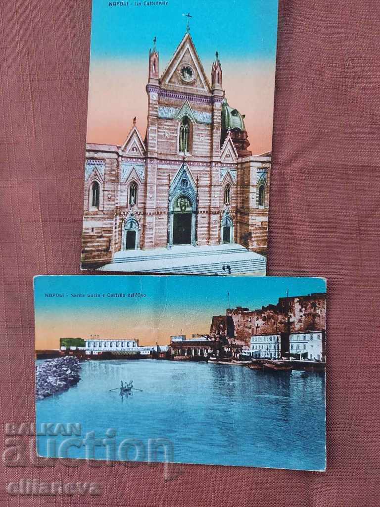 postcards 2pcs Napoli 1928
