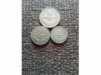 Lot of 5, 10, and 20 stotinki 1912