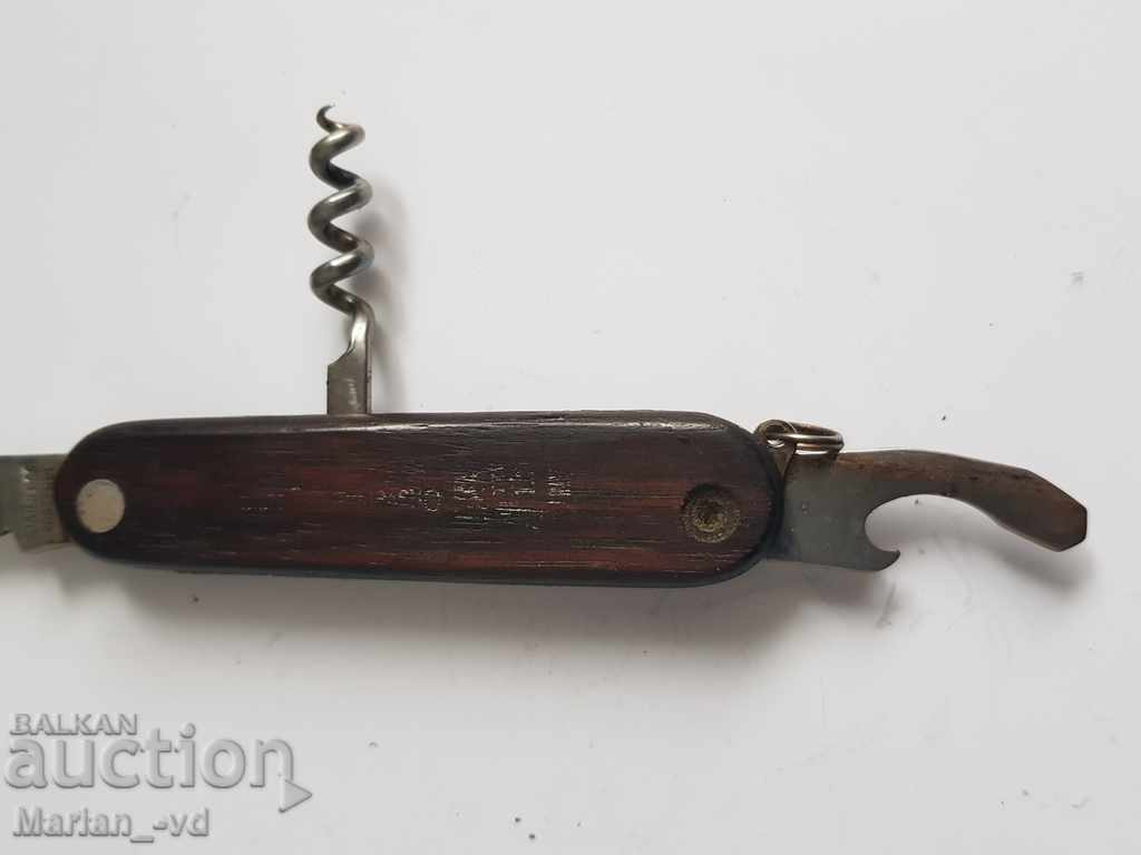 Auction Pocket leg with wooden roasts Rostfrei Auction Pocket leg with wooden roasts Rostfrei