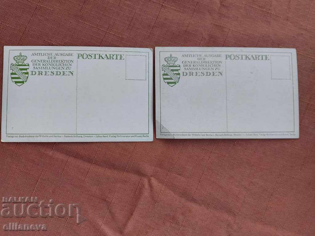 carte poștală 2buc Dresda 1927 cu preț 5.00 BGN | € 2.56