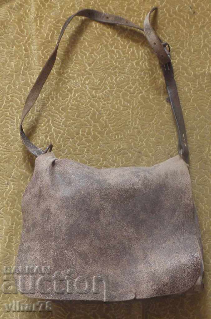 Shepherd's leather bag bag
