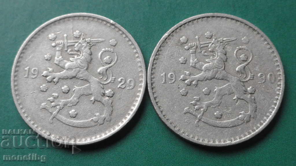 Finland 1929-1930 - 1 brand (2 pieces) - 5