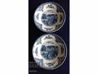 English porcelain plates 2 pcs