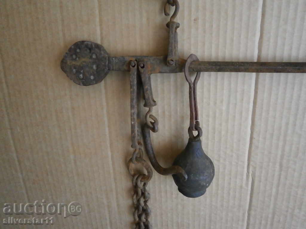 antique Ottoman scale scaffolding scales with price 61.00 BGN | € 31.19 antique Ottoman scale scaffolding scales with price 61.00 BGN | € 31.19