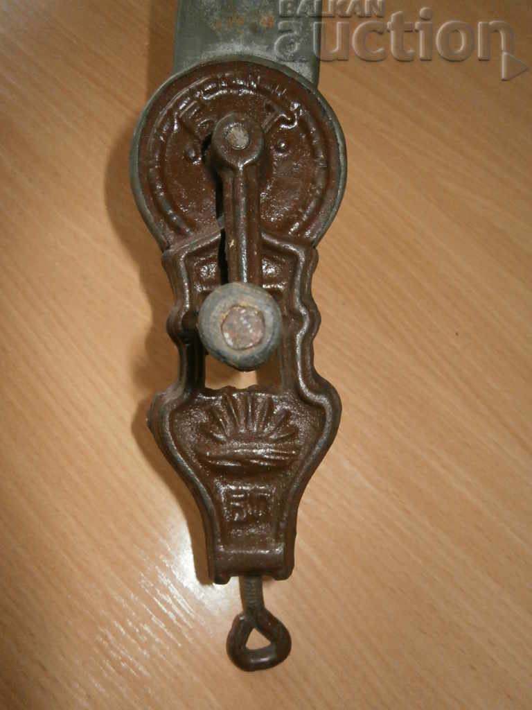 Auction retro cast iron mill grinder for walnuts vintage Auction retro cast iron mill grinder for walnuts vintage