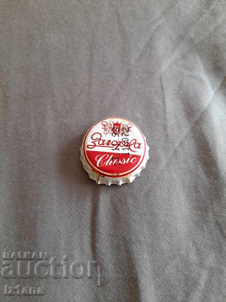 Cap of beer, beer Zagorka Classic
