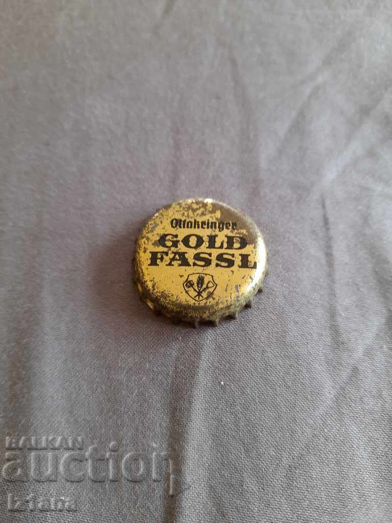 Капачка бира,пиво Gold Fassl