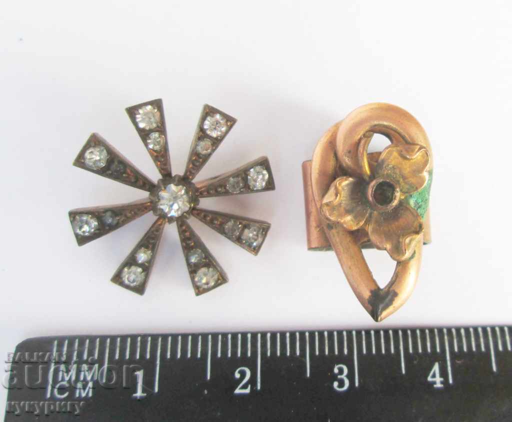 Pieces of decorations for an old kustek kushtets for a pocket watch - 6 Pieces of decorations for an old kustek kushtets for a pocket watch - 6