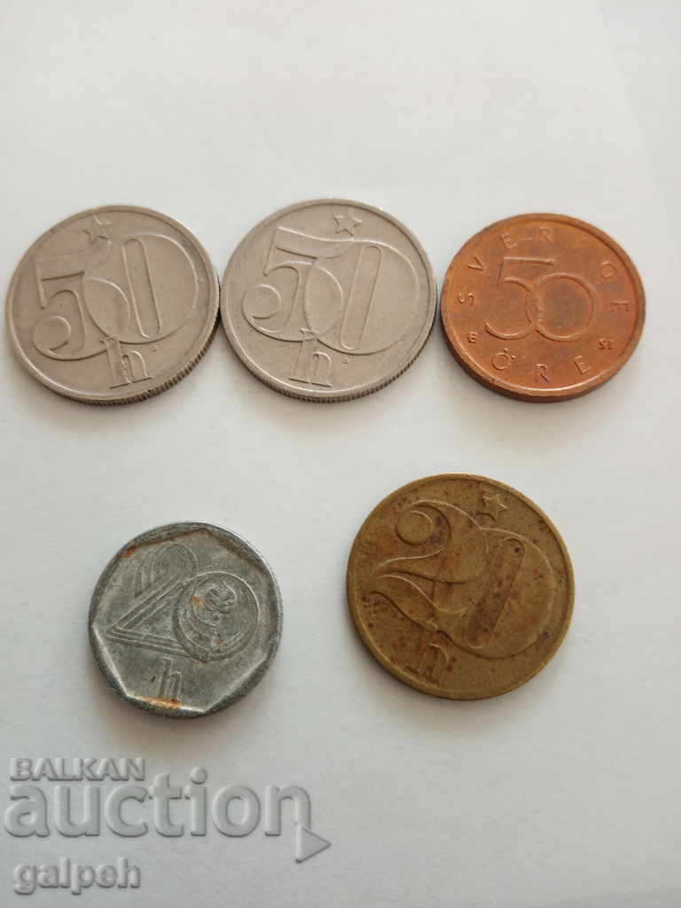 Delivery of COINS - CZECH REPUBLIC / CZECHOSLOVAKIA - 12 pcs. - BGN 2.99.