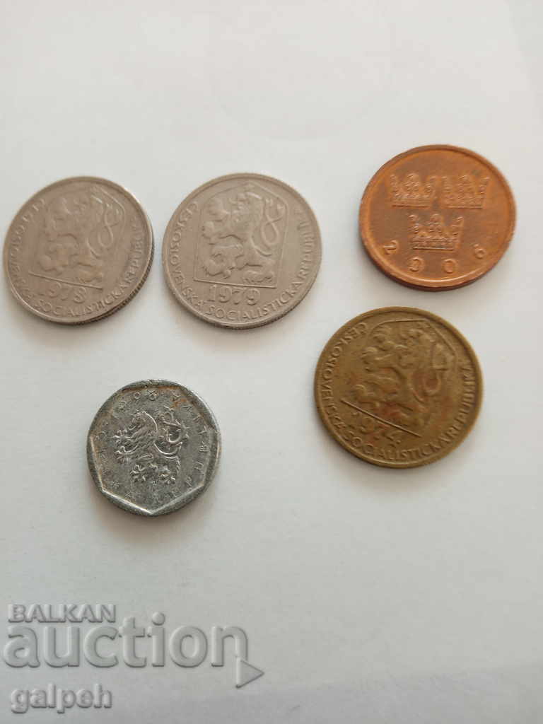COINS - CZECH REPUBLIC / CZECHOSLOVAKIA - 12 pcs. - BGN 2.99. - 7