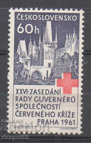 1961. Cehoslovacia. A 26-a sesiune a Crucii Roșii - Praga.