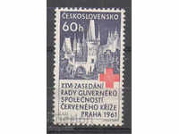 1961. Cehoslovacia. A 26-a sesiune a Crucii Roșii - Praga.