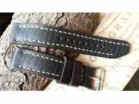 Leather watch strap 20mm Genuine leather by hand 704