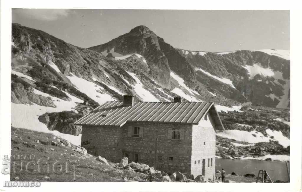 Old postcard - Rila, hut "Seven Lakes"