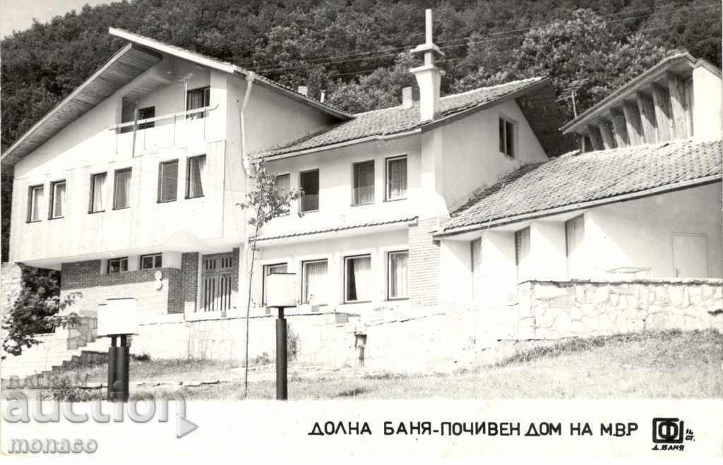 Carte veche - Dolna Banya, Casa de odihnă a MAI