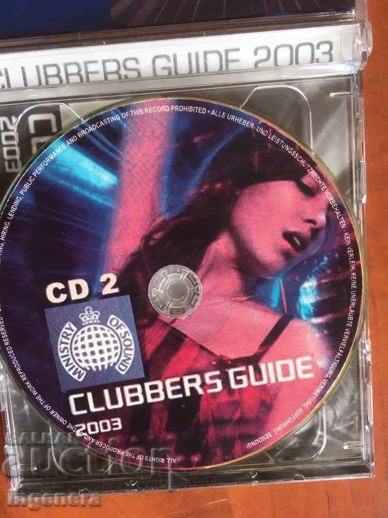 Licitație CD MUZICĂ-CLUBBERS GUIDE-CD 1 ȘI CD 2