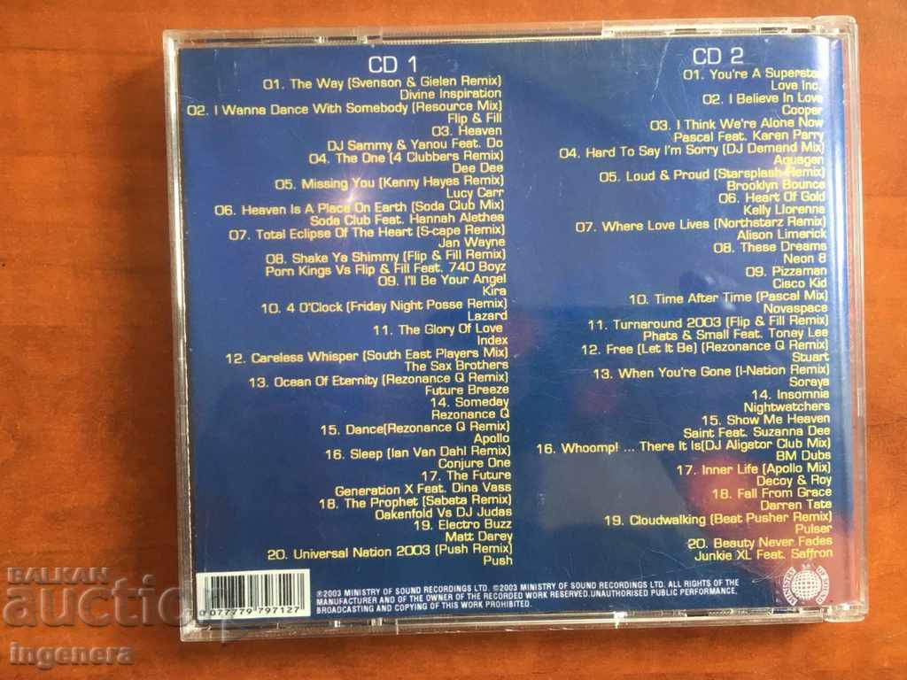Delivery of CD CD MUSIC-CLUBBERS GUIDE-CD 1 AND CD 2 Delivery of CD CD MUSIC-CLUBBERS GUIDE-CD 1 AND CD 2