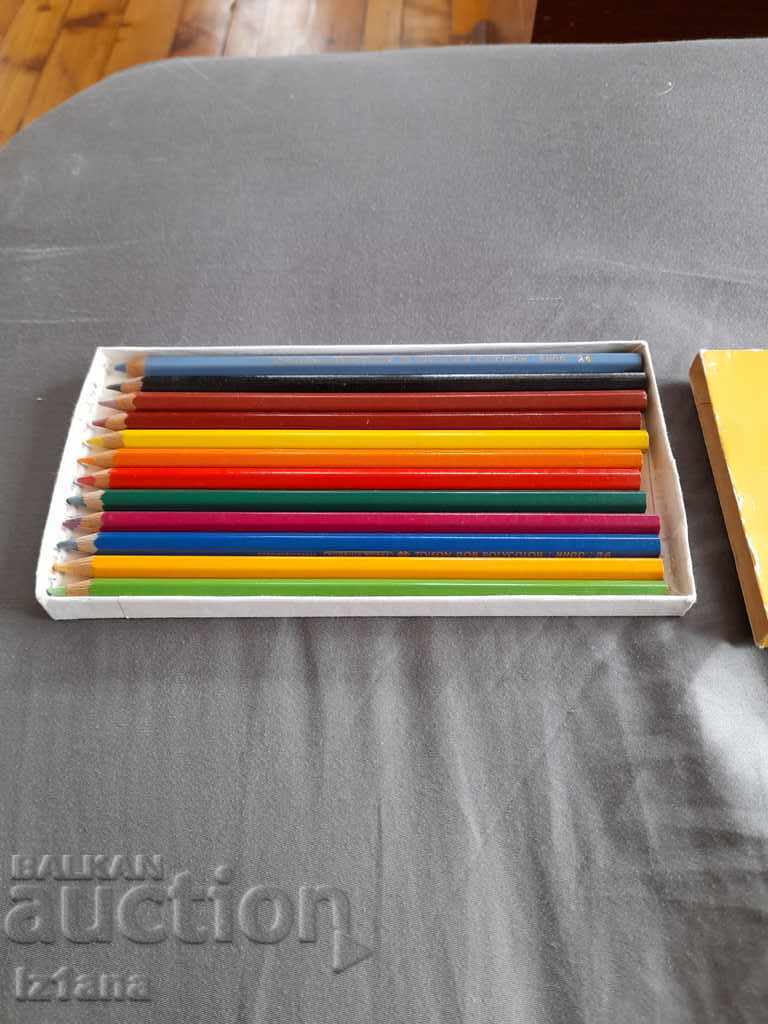 Auction Old Colored Pencils Toison Dor, Bohemia works Auction Old Colored Pencils Toison Dor, Bohemia works