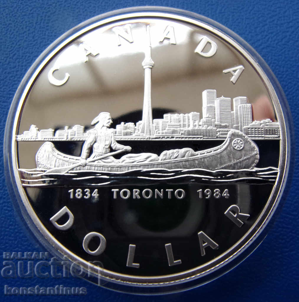 Canada 1 Dollar 1984 UNC PROOF Rare