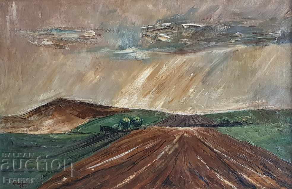 Vasil Gabrovski 1930 - 2011 Peisaj mare frumos din 1968. cu preț 2370.00 BGN | € 1211.76 Vasil Gabrovski 1930 - 2011 Peisaj mare frumos din 1968. cu preț 2370.00 BGN | € 1211.76