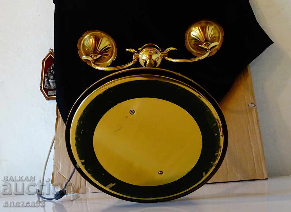 Table lamp made of brass with gilding 4.5 kg. - 5 Table lamp made of brass with gilding 4.5 kg. - 5