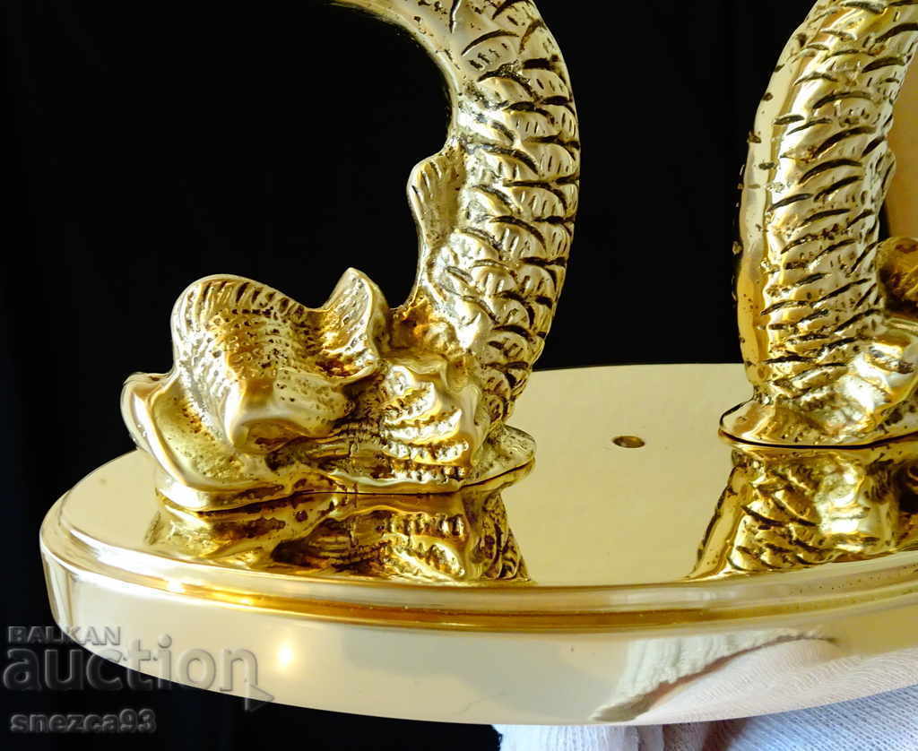 Bronze fish candlestick 2 kg., Christianity. - 6 Bronze fish candlestick 2 kg., Christianity. - 6