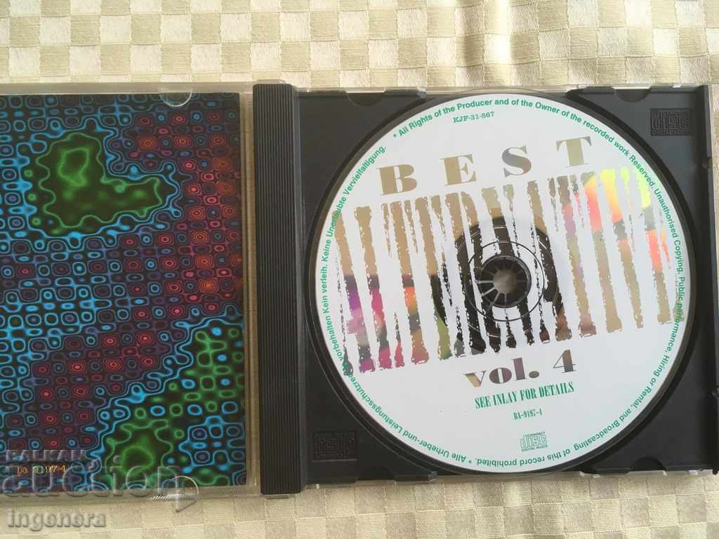 CD CD MUSIC-BEST ALTERNATIVE with price 4.00 BGN | € 2.05 CD CD MUSIC-BEST ALTERNATIVE with price 4.00 BGN | € 2.05