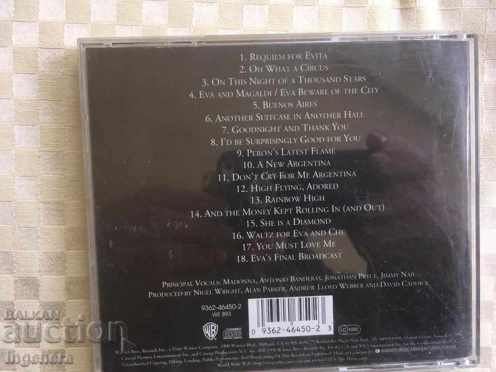 Auction CD CD MUSIC-EVITA Auction CD CD MUSIC-EVITA