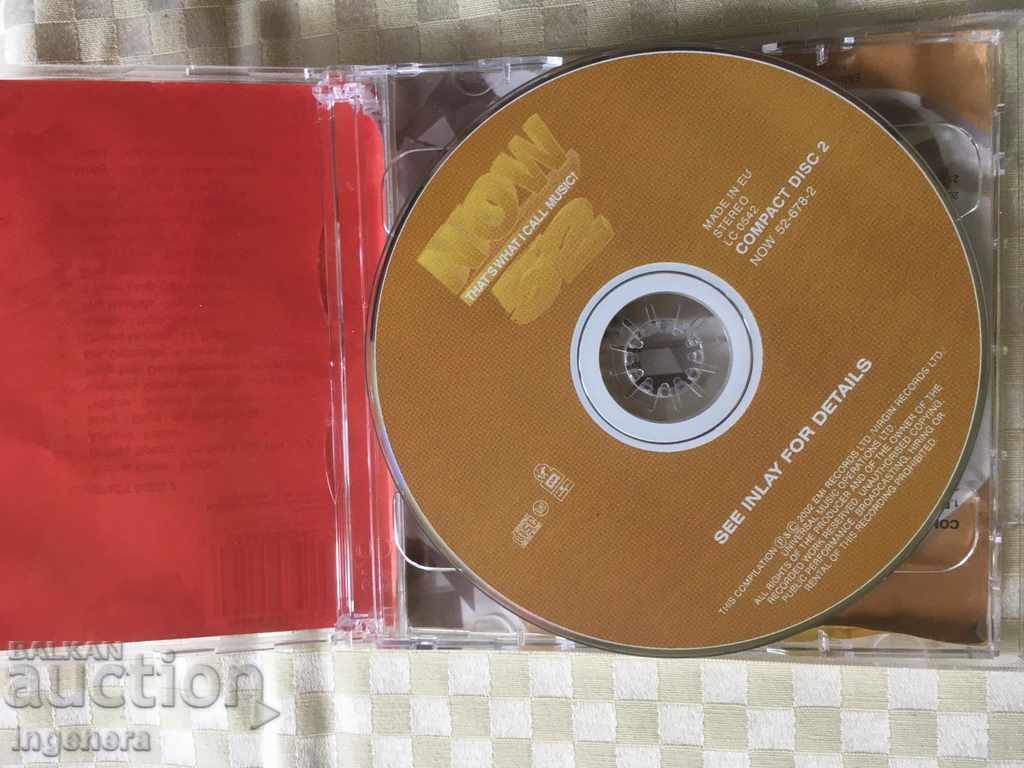 Delivery of CD CD MUSIC-NOW 52- 1 AND 2ND DISC