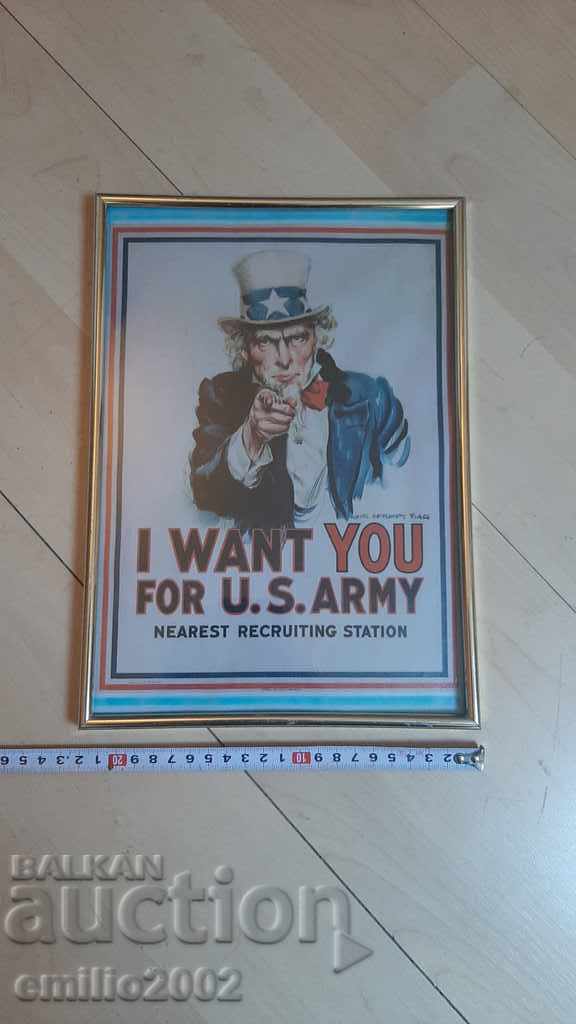 Interesting poster - US Army with price 9.00 BGN | € 4.60 Interesting poster - US Army with price 9.00 BGN | € 4.60