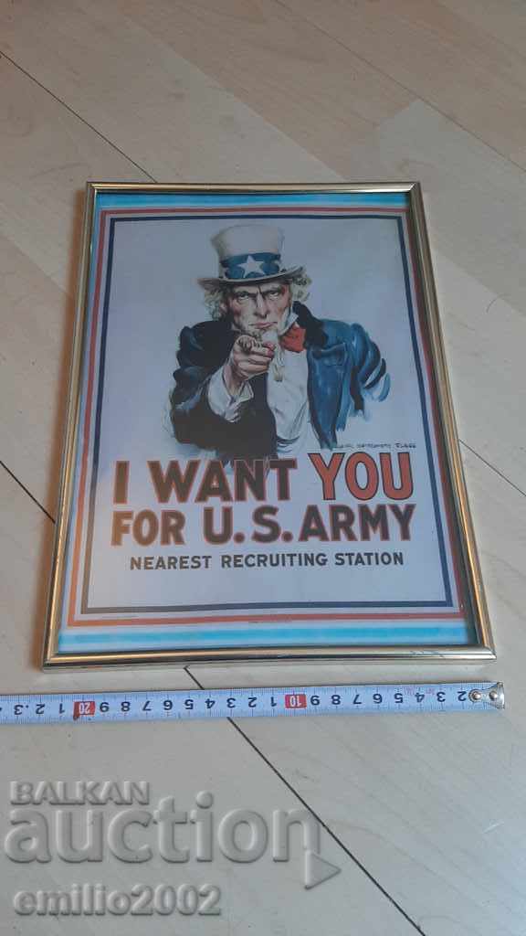 Интересен постер -  US Army