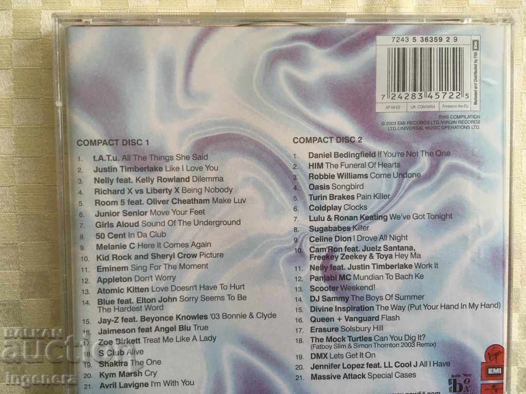 Δημοπρασία CD CD MUSIC-ΤΩΡΑ 54-2 ΑΡΙΘΜΟΣ CD Δημοπρασία CD CD MUSIC-ΤΩΡΑ 54-2 ΑΡΙΘΜΟΣ CD