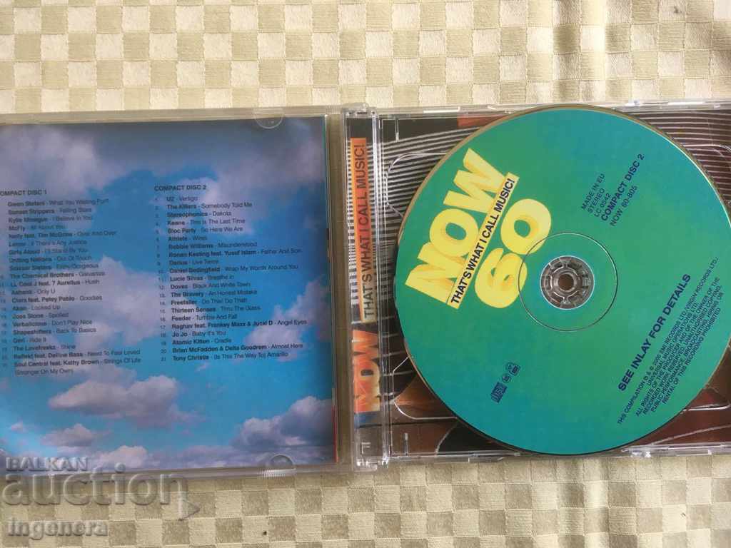 CD CD MUSIC-NOW 60-2 NUMBER OF CD with price 7.00 BGN | € 3.58 CD CD MUSIC-NOW 60-2 NUMBER OF CD with price 7.00 BGN | € 3.58