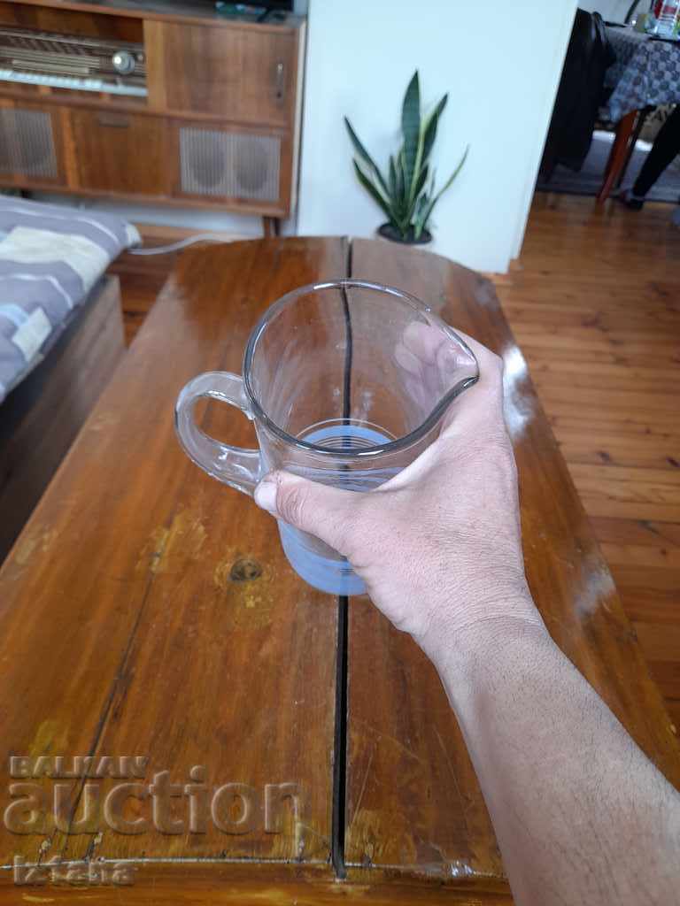 Auction Old glass jug Auction Old glass jug