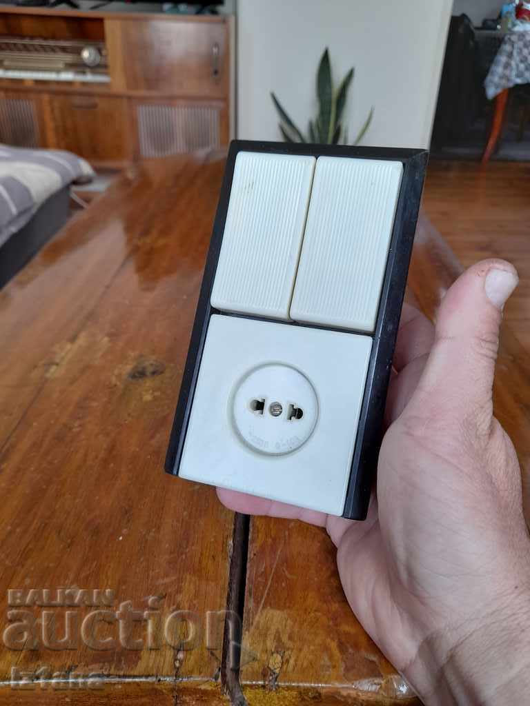 Delivery of Old electric switch and socket Delivery of Old electric switch and socket