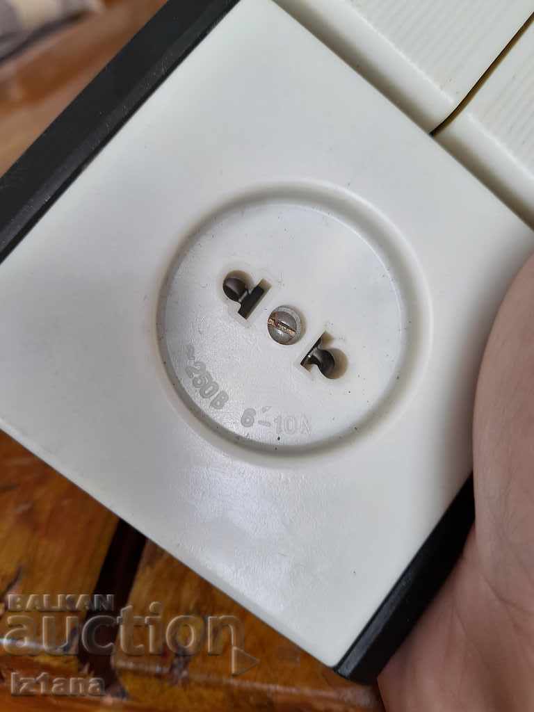 Old electric switch and socket - 6 Old electric switch and socket - 6