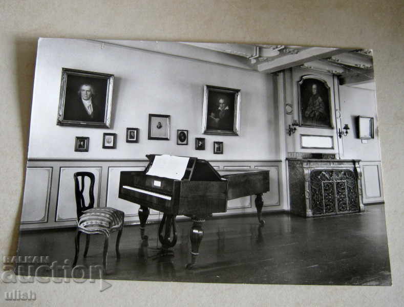 Beethoven's home real photo maxi card old PC