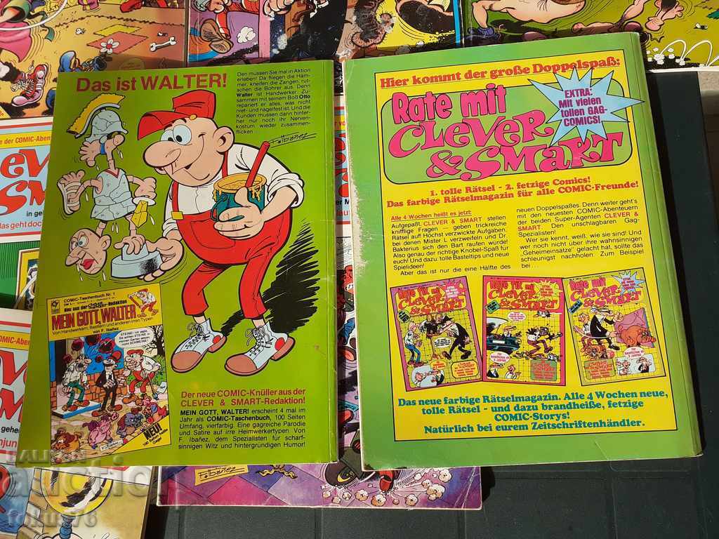 Auction LOT OF 10 COMICS - CLEVER & SMART Auction LOT OF 10 COMICS - CLEVER & SMART