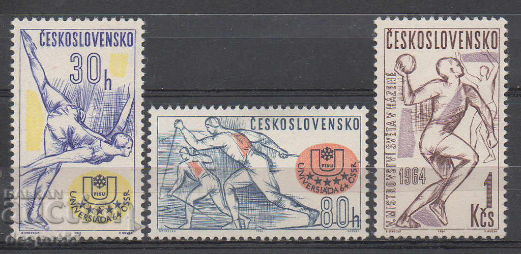 1964. Чехословакия. Спортни събития от 1964 г.