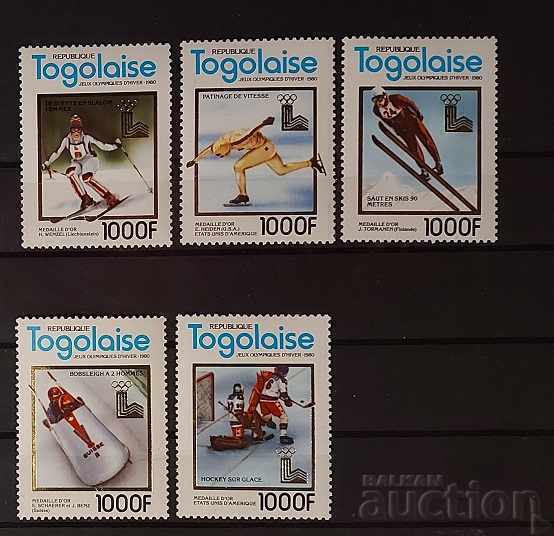 Togo 1980 Sport/Olympic Games Set of 5 blocks and MNH series Togo 1980 Sport/Olympic Games Set of 5 blocks and MNH series