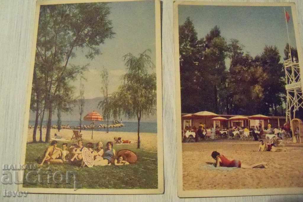 6 old postcards from the beach in Lausanne on Lake Geneva 1920 - 5 6 old postcards from the beach in Lausanne on Lake Geneva 1920 - 5