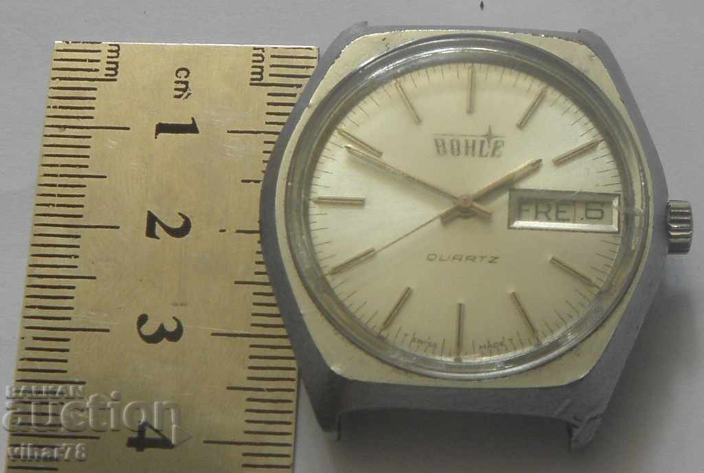 Auction BOHLE Men's Watch - DOES NOT WORK FOR REPAIR OR SPARE HOURS Auction BOHLE Men's Watch - DOES NOT WORK FOR REPAIR OR SPARE HOURS