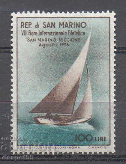 1956. San Marino. Philatelic exhibition, Riccione.