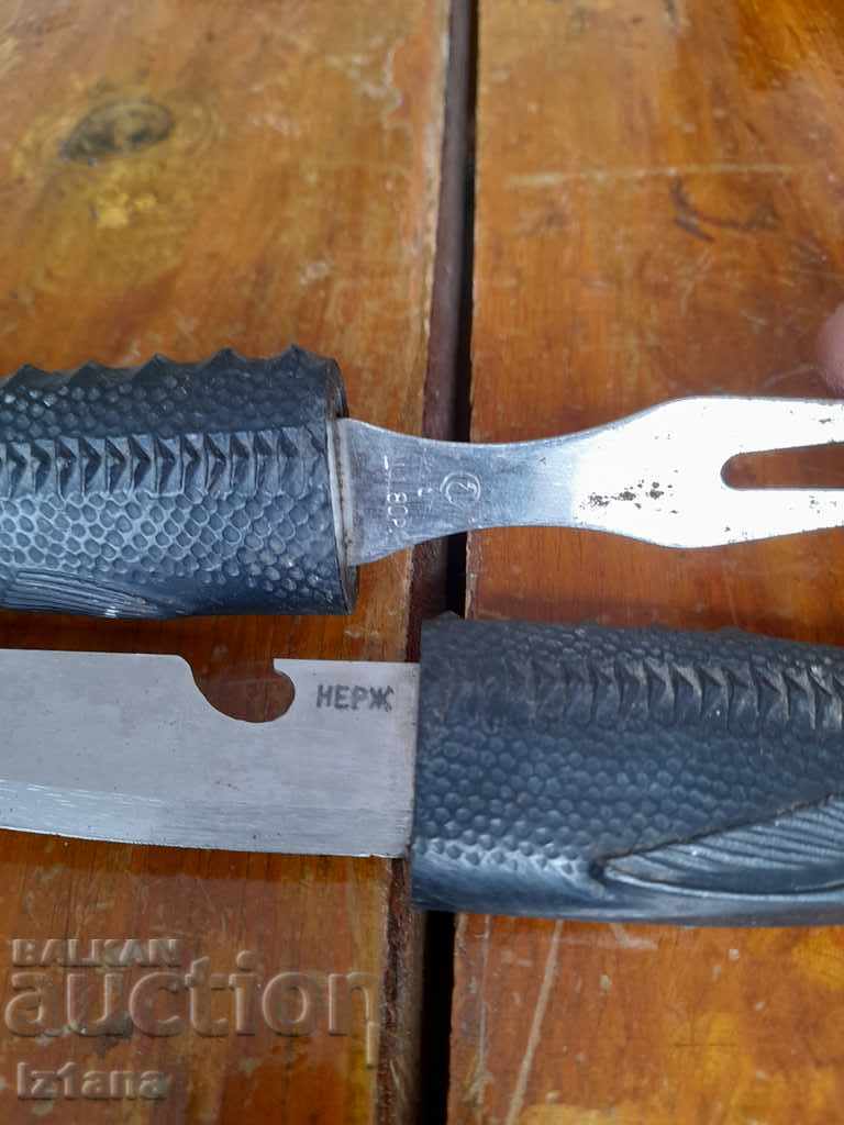 Old knife and fork Ribka - 6 Old knife and fork Ribka - 6