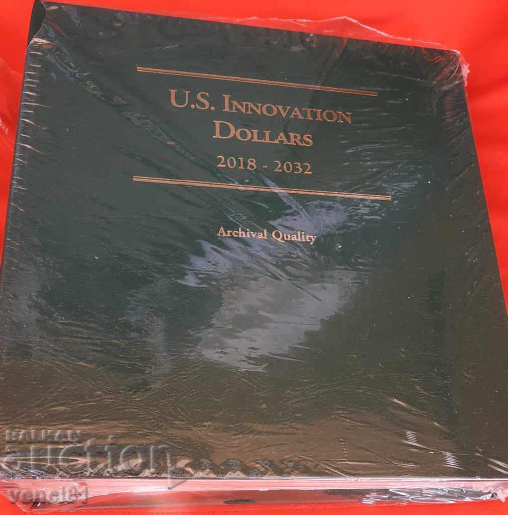 САЩ албум за серията с Иновациите по 1 долар (зелен, за по 2