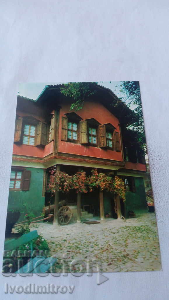 Postcard Panagyurishte Dudek's house-museum