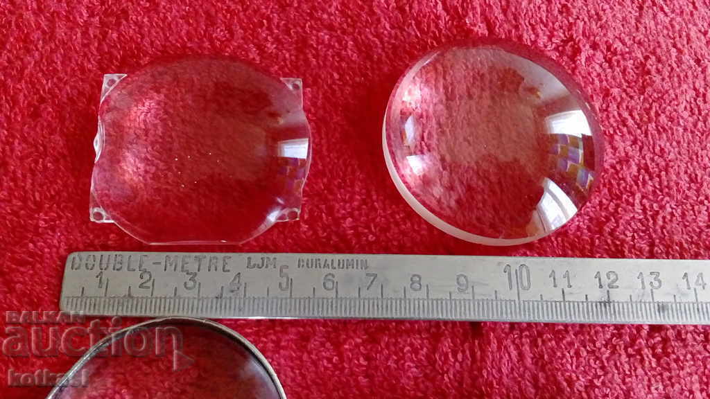 Auction Lot 3 magnifiers an old magnifier with metal ring handle Auction Lot 3 magnifiers an old magnifier with metal ring handle